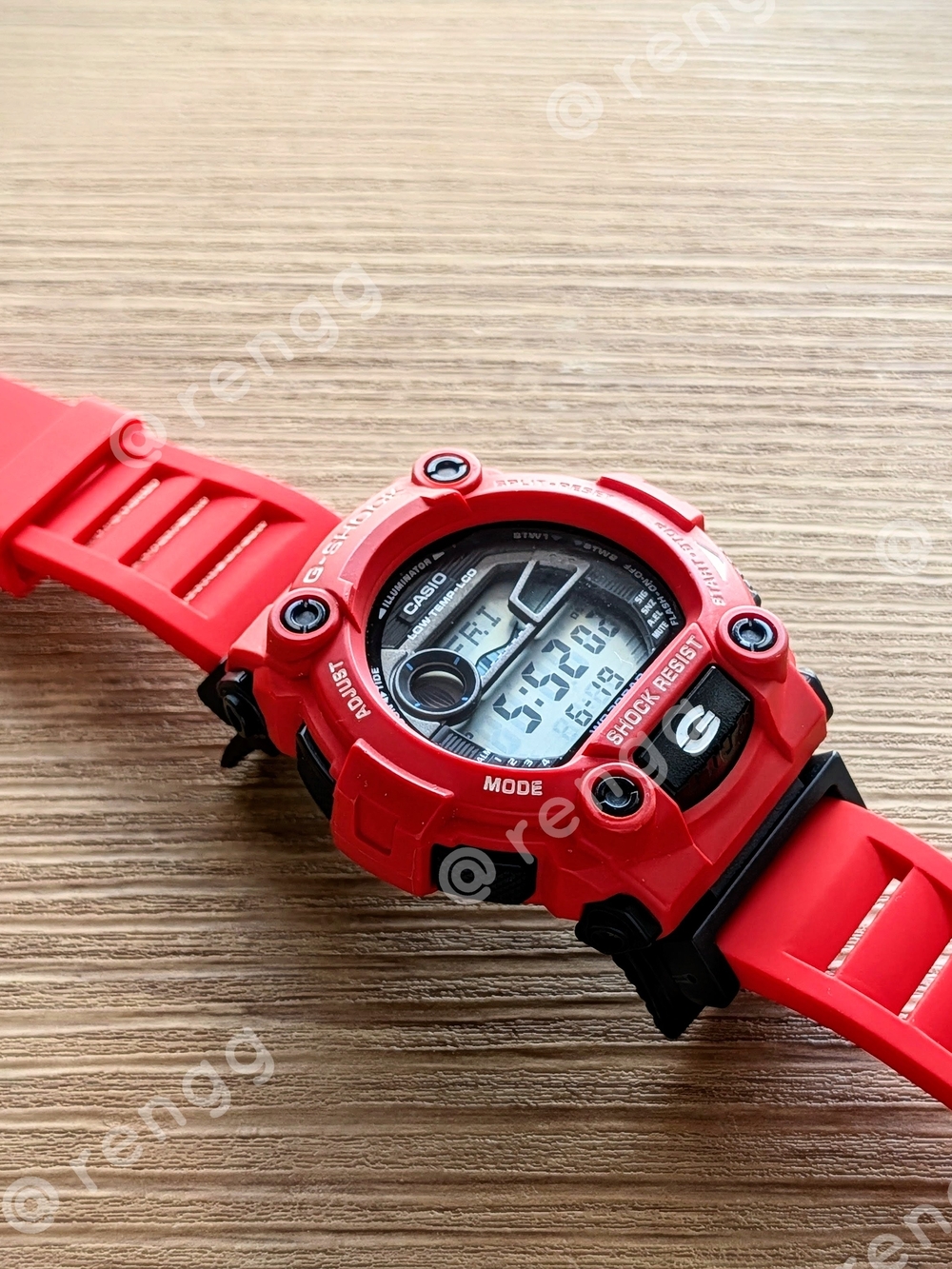 G-Shock Red Rescue Surfer Multifunctional Digital Sport Watch 200M